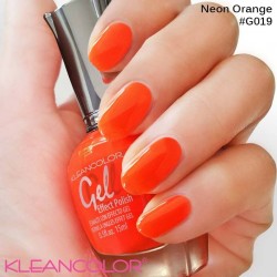 Kleancolor Gel Effect Nailpolish G019 Neon Orange